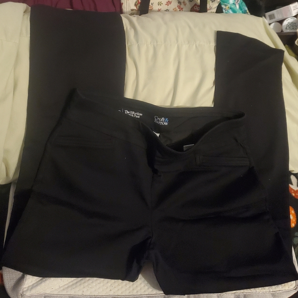 Size 12 Effortless Stretch Pants By Croft & Barrow - Picture 4 of 13
